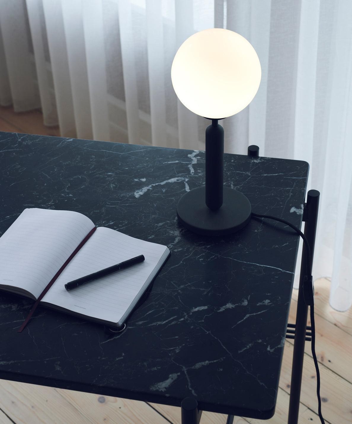 Spherical Stylish Glass Induction Table Lamp M48