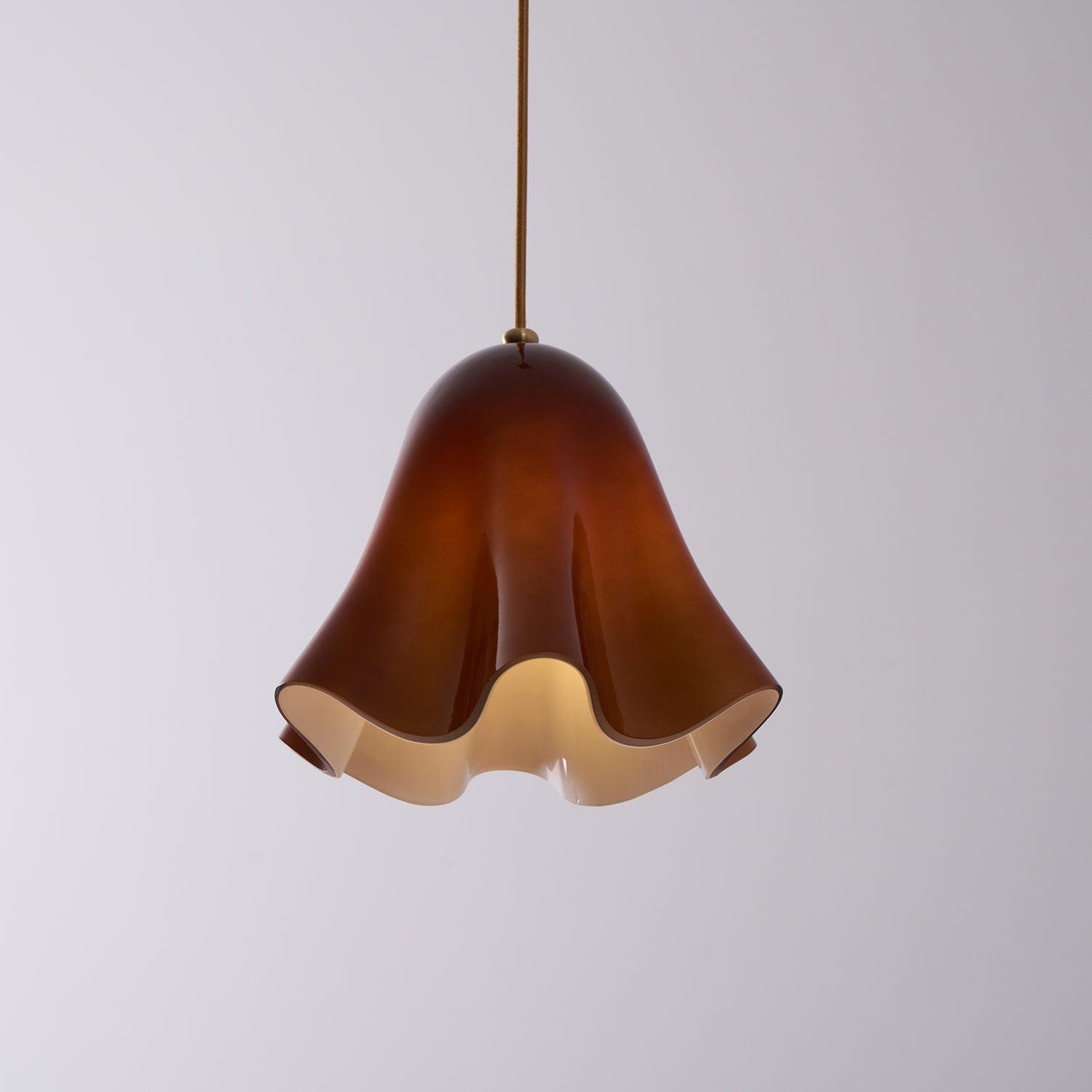 Bellina Artistic Glass Pendant Light - Modern Bloom Inspired Hanging Ceiling Lamp T279
