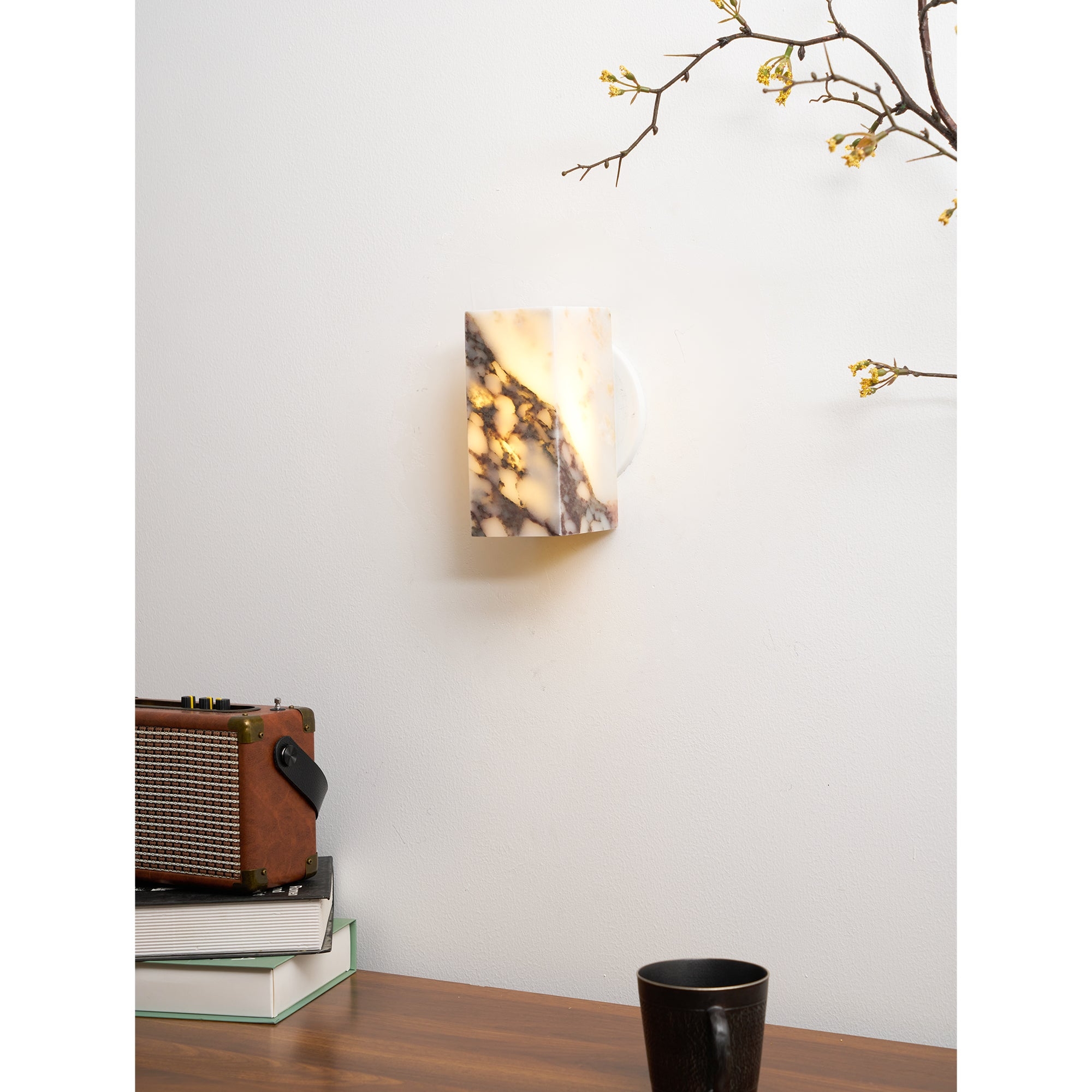 Square Marble Wall Lamp D625