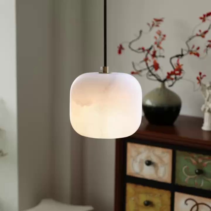 Alabaster Bedside Pendant Light D423
