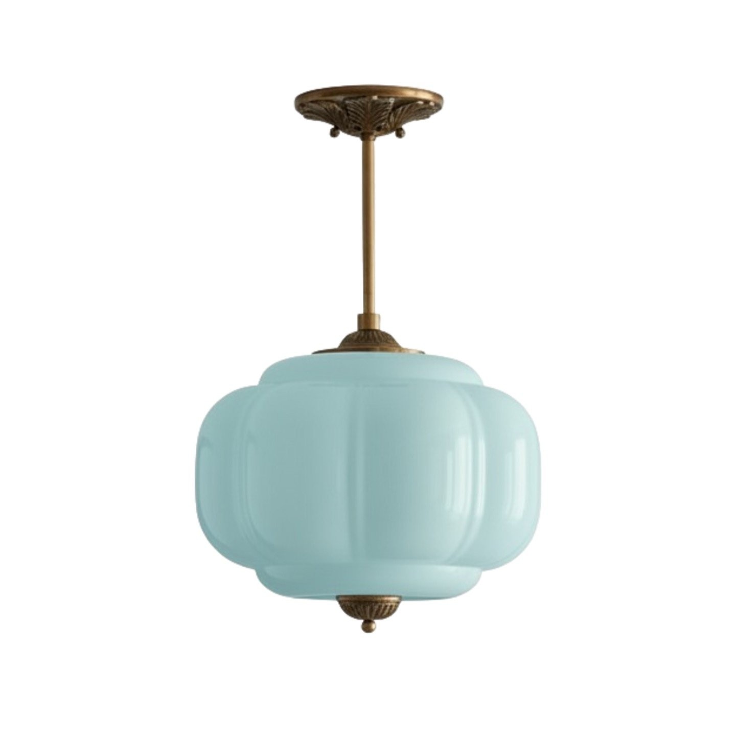 Eloise Vintage Glass Chandelier - Milk Glass Home Accent T289