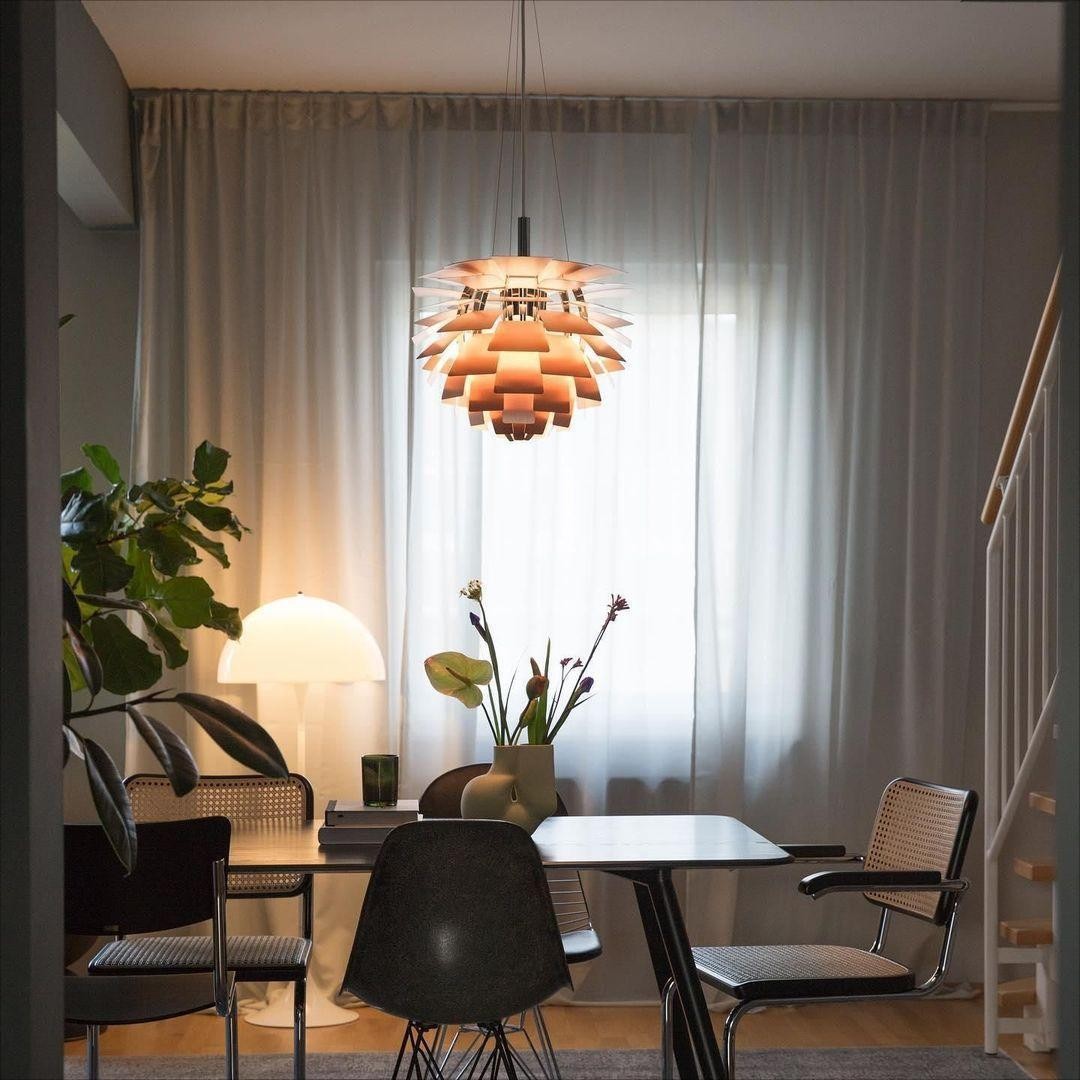 Modern Sculptural Layered Pendant Light
