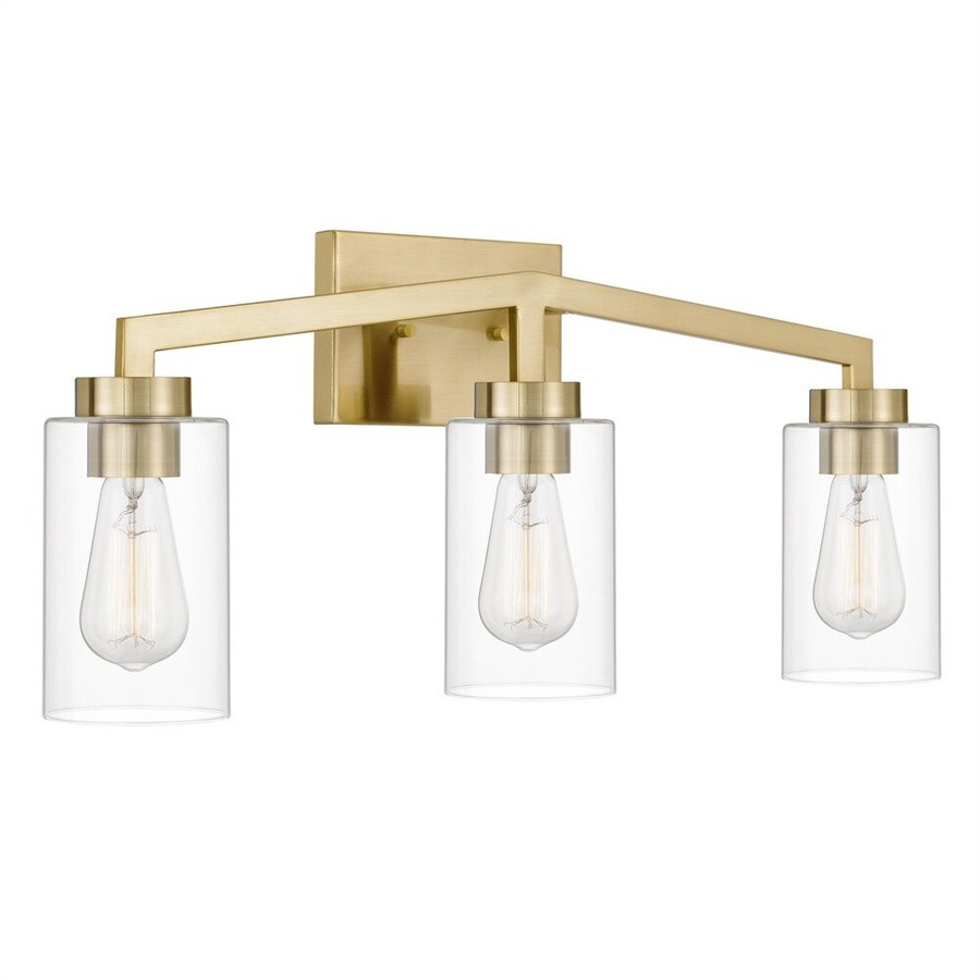 Industrial Cylindrical Brass Wall Lamp For Bathroom S114