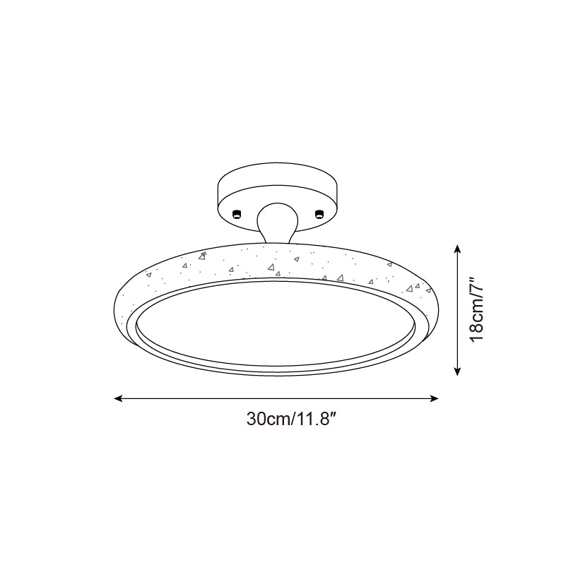 Kelva Ceiling Light D66