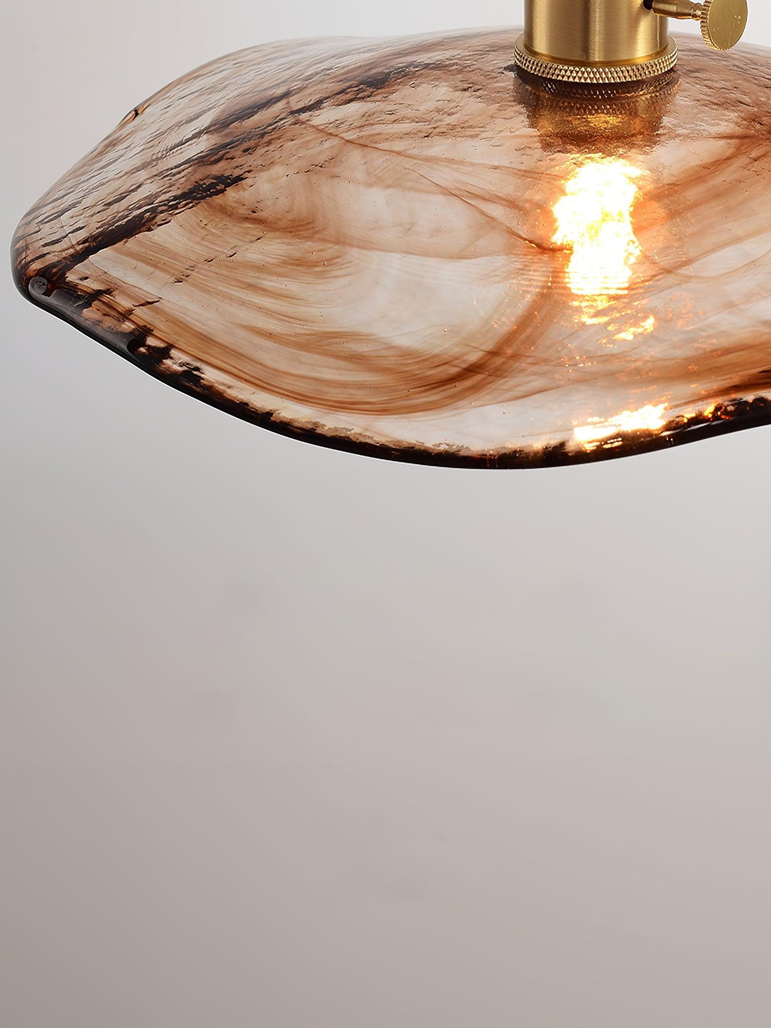 Flower Petal Glass Pendant Light M474