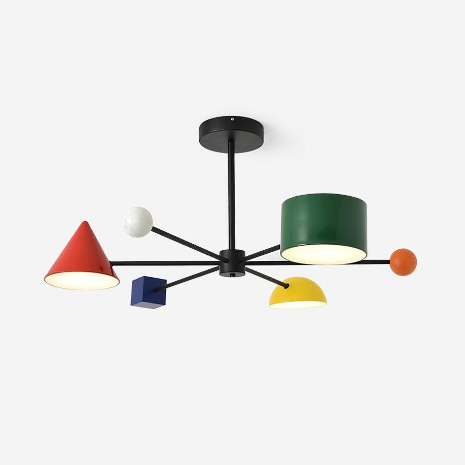 Geometric Colorful Ceiling Light M377