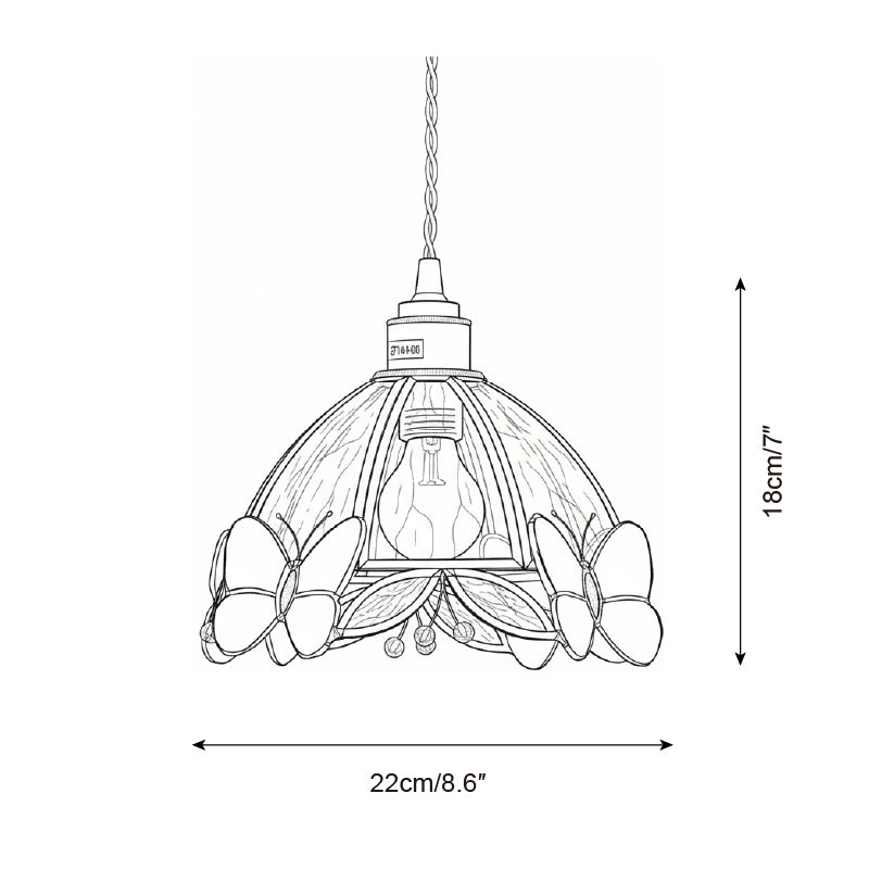 Butterfly Jewel Pendant Lamp D244