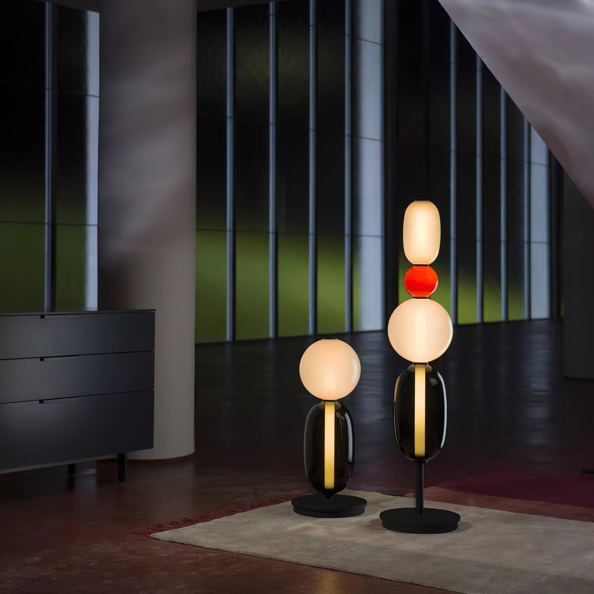 Nordic Minimalist Creative Luxury Gourd Glass Table Lamp M485