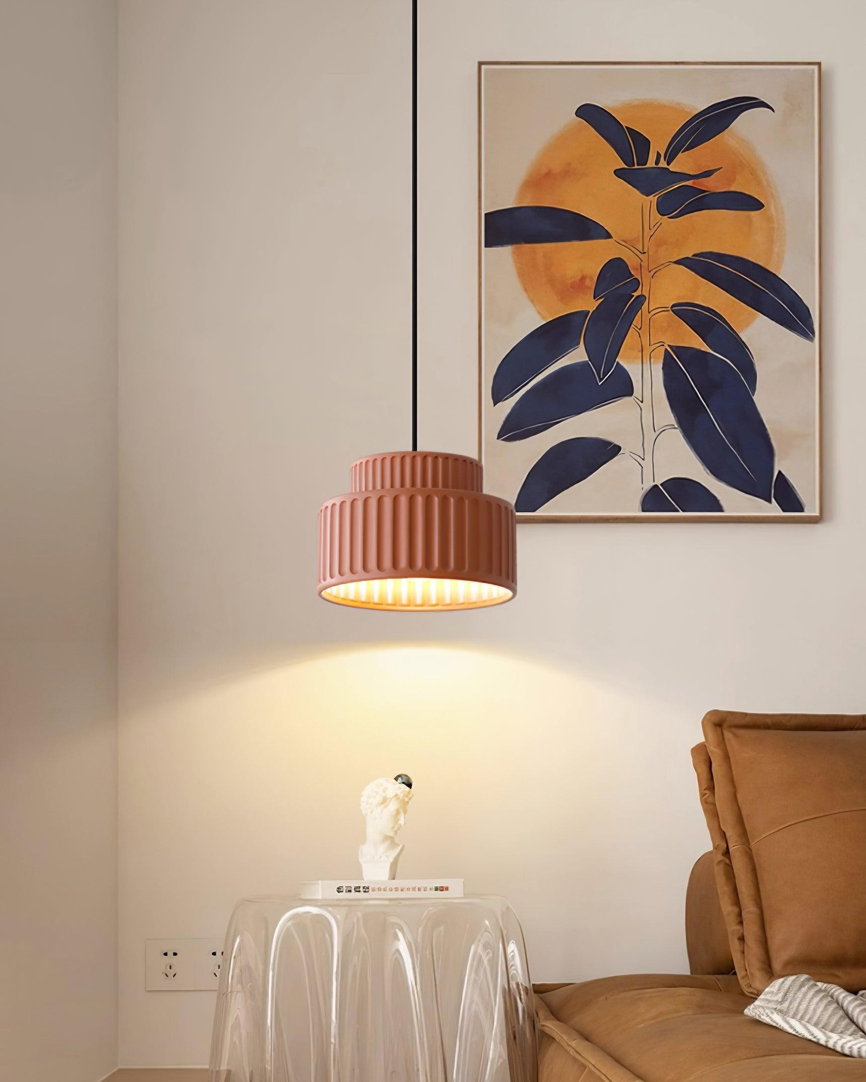 Nordic Resin Column Pendant Lamp M251