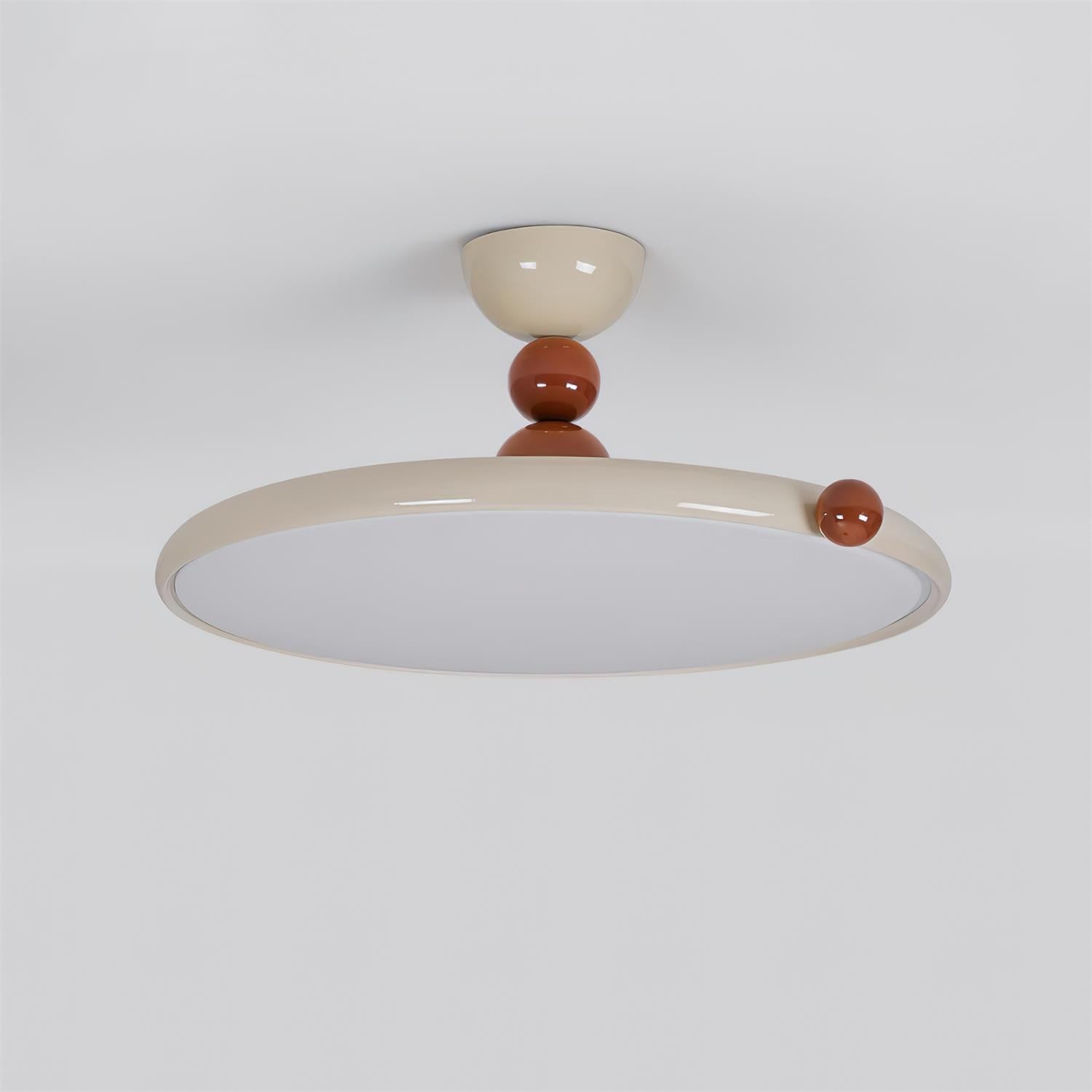 French Style Retro Round Flying Disc Ceiling Lamp M235
