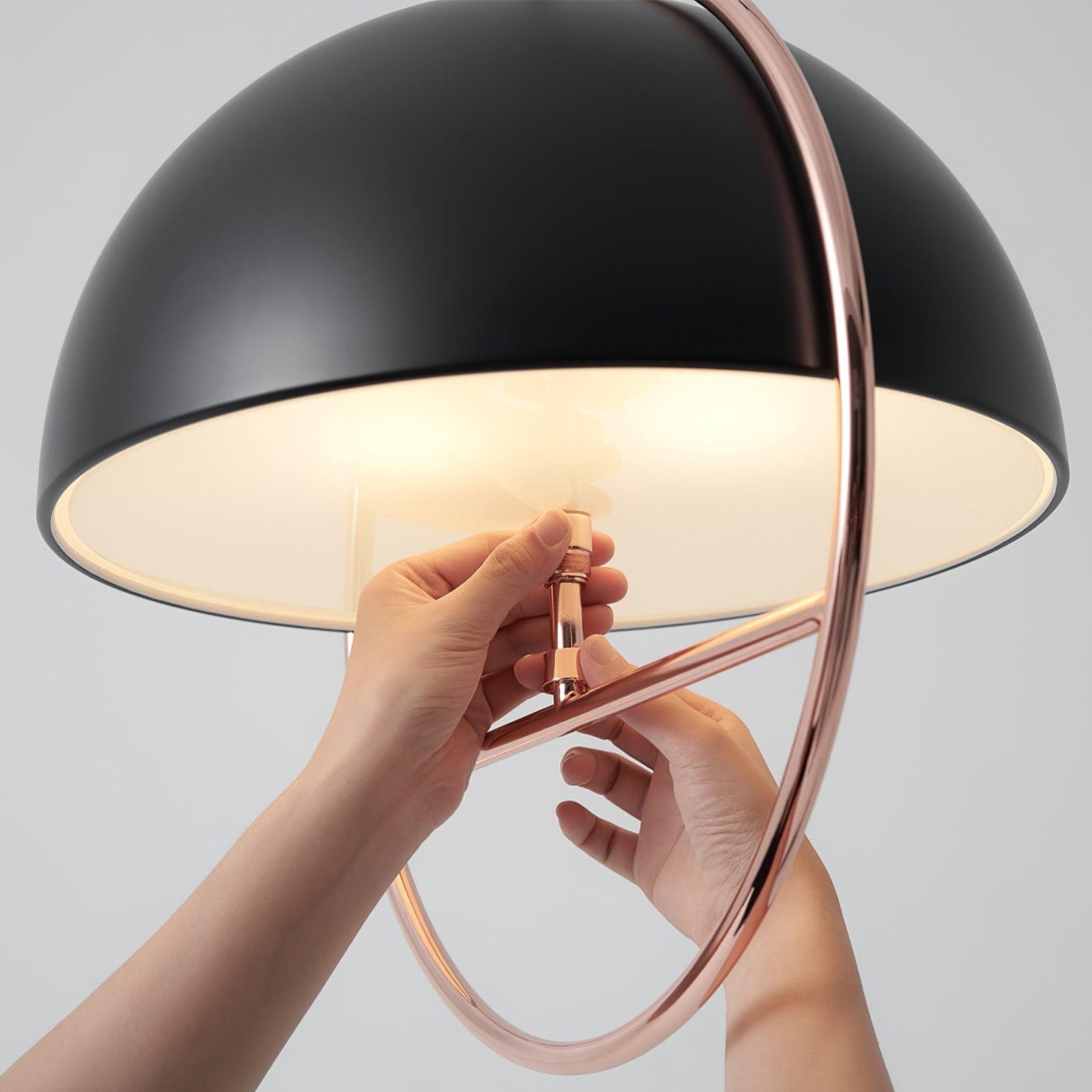 Nordic Hemispherical Ring Metal Pendant Lamp M551