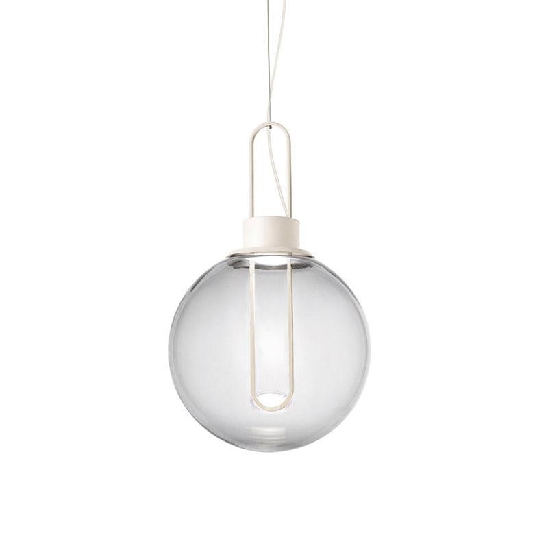Clear Glass Orb Style Pendant Lamp M40