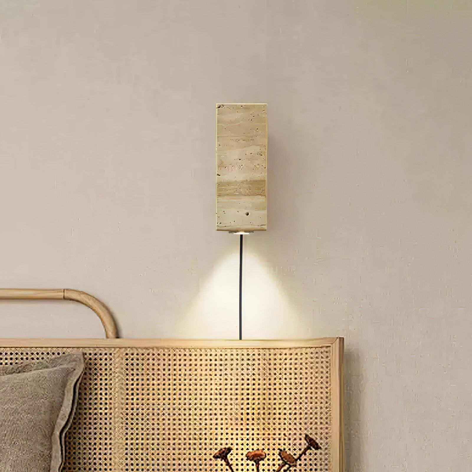 Vintage Marble Travertine Wall Lamp M577