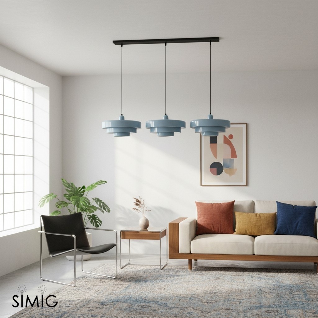 Triple Layer Disc Macaron Cake Pendant Light S90