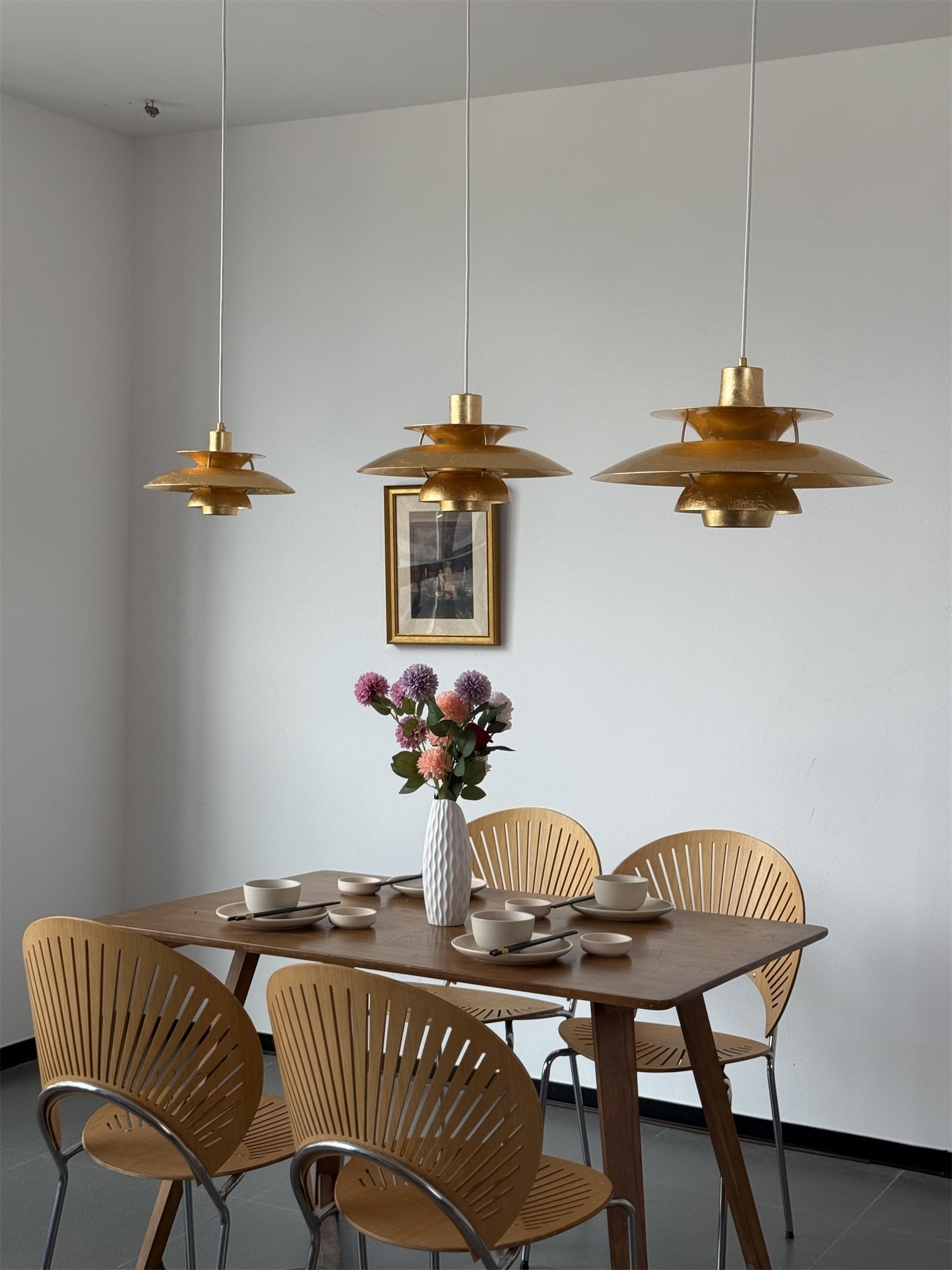 Gold Foil Layered Pendant Lamp D762