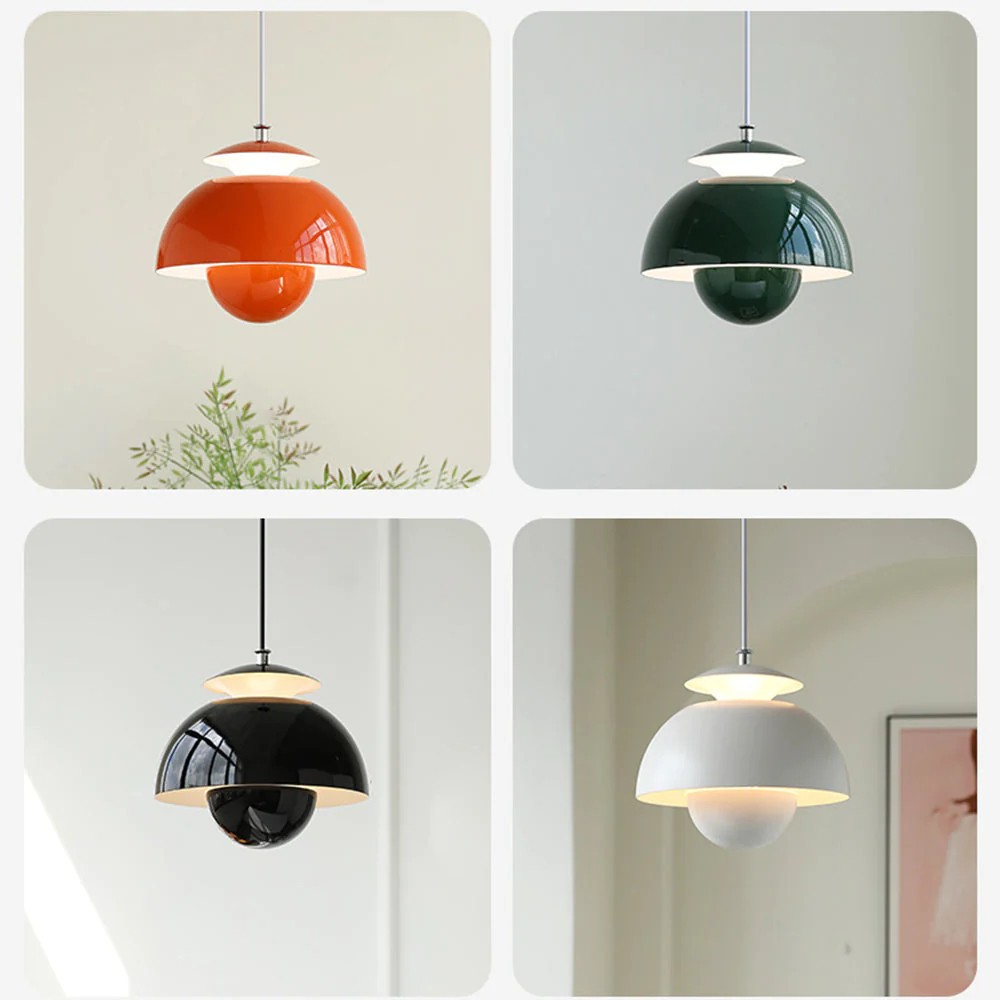 Modern Flower Bud Metal Pendant Light S88