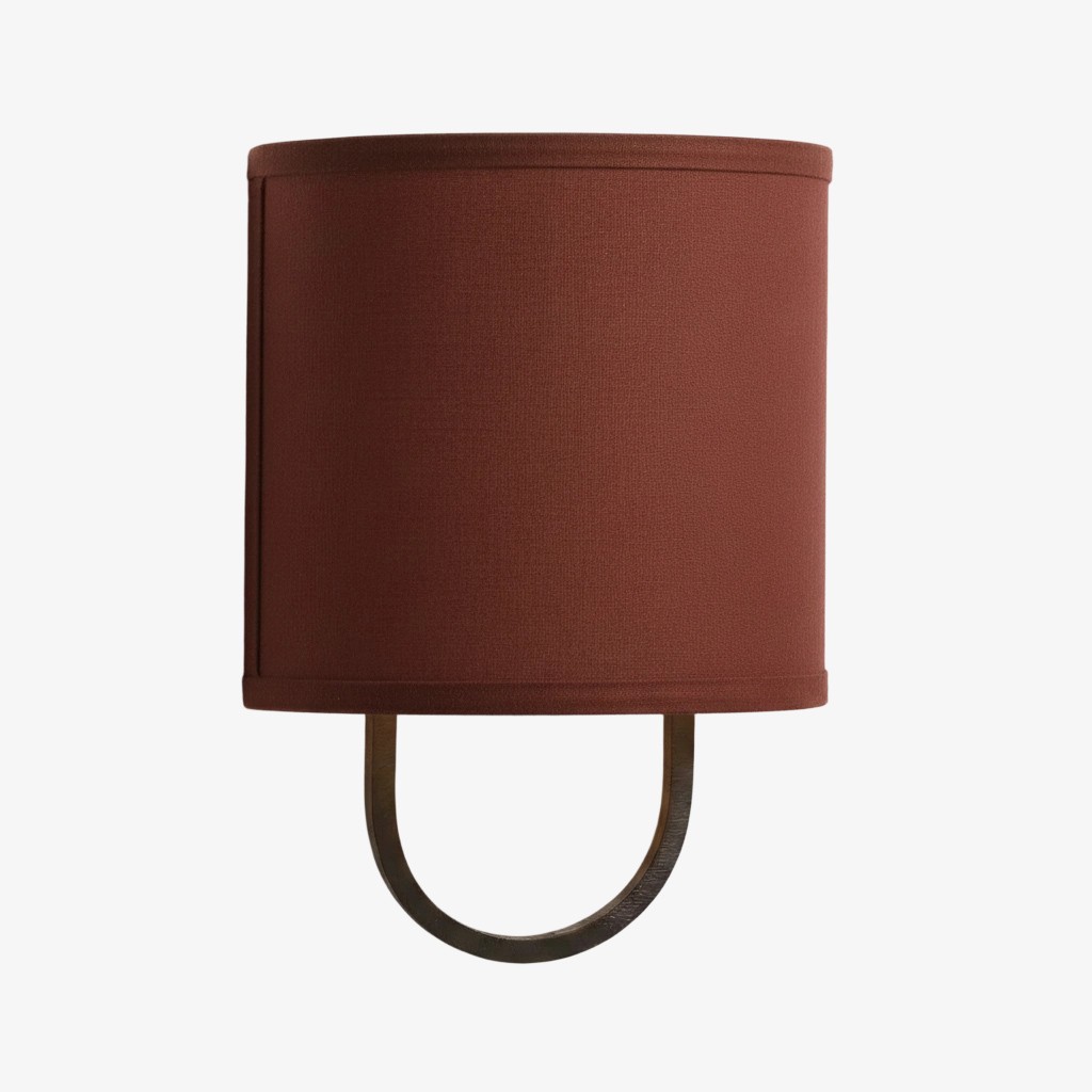 Nolvara Elegant Wall Light Featuring Soft Shade and Metal Arm T082