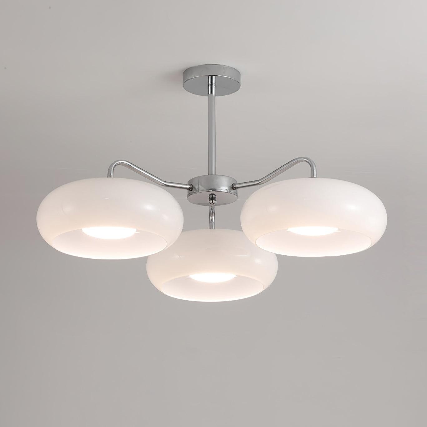 Modern 3 Light Chrome Ceiling Light M324
