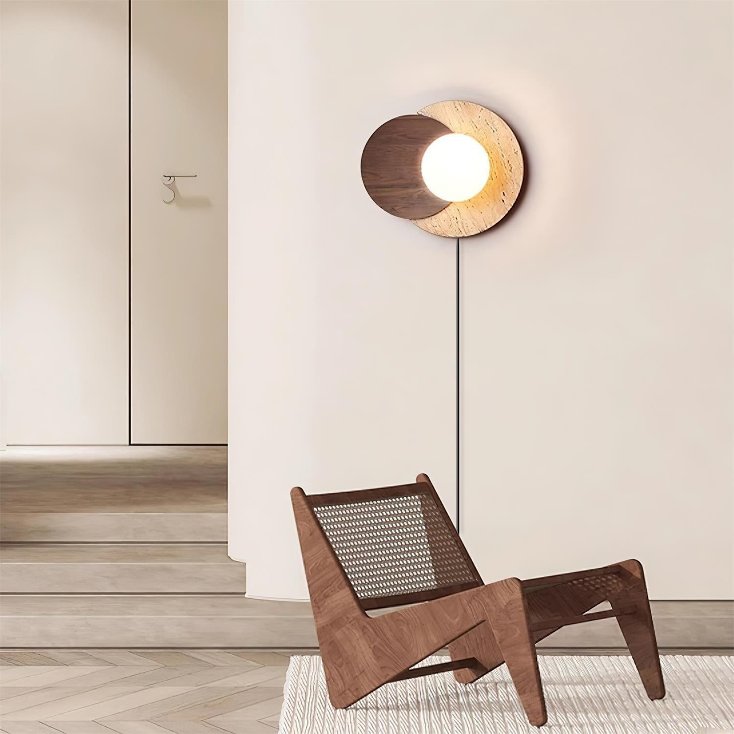 Wabi-sabi Eclipse Plug-In Wall Lamp M542