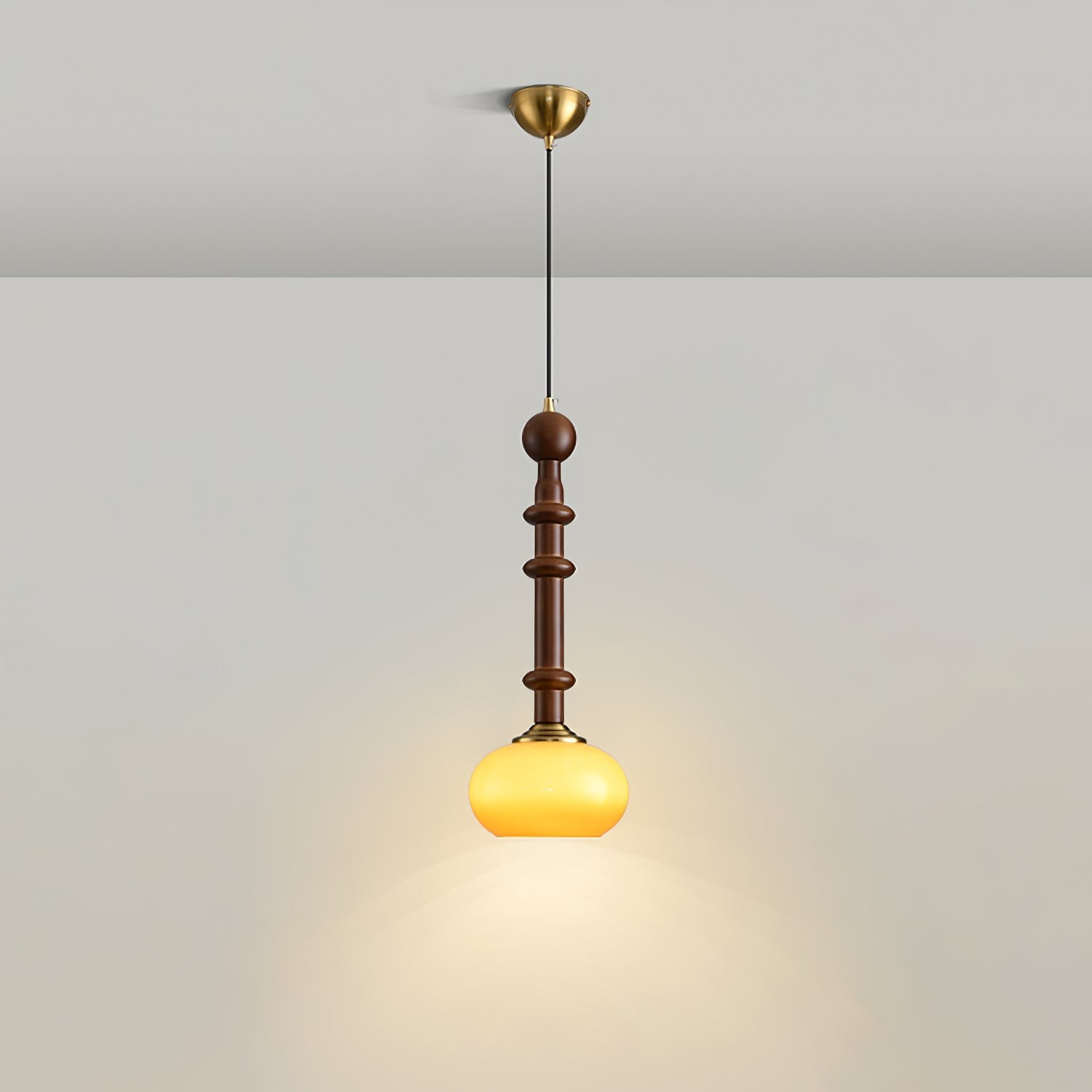 Retro Solid Wood Series Pendant Lamp M524