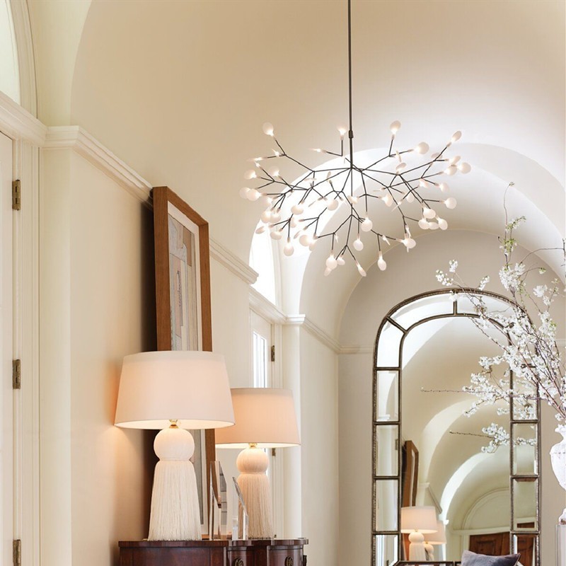 Scandinavian Branching LED Chandelier for Living Room