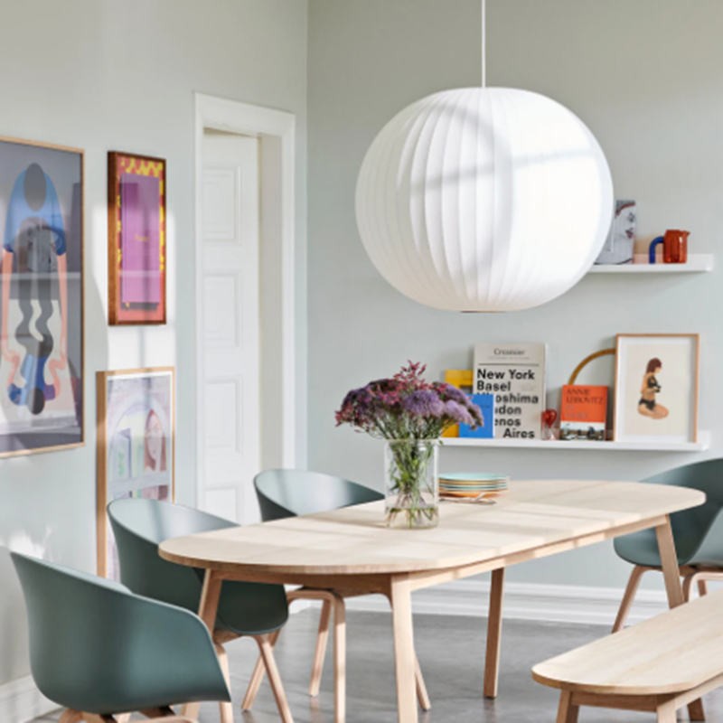 Scandinavian Style Saucer Bubble Pendant Lamp for Living Room