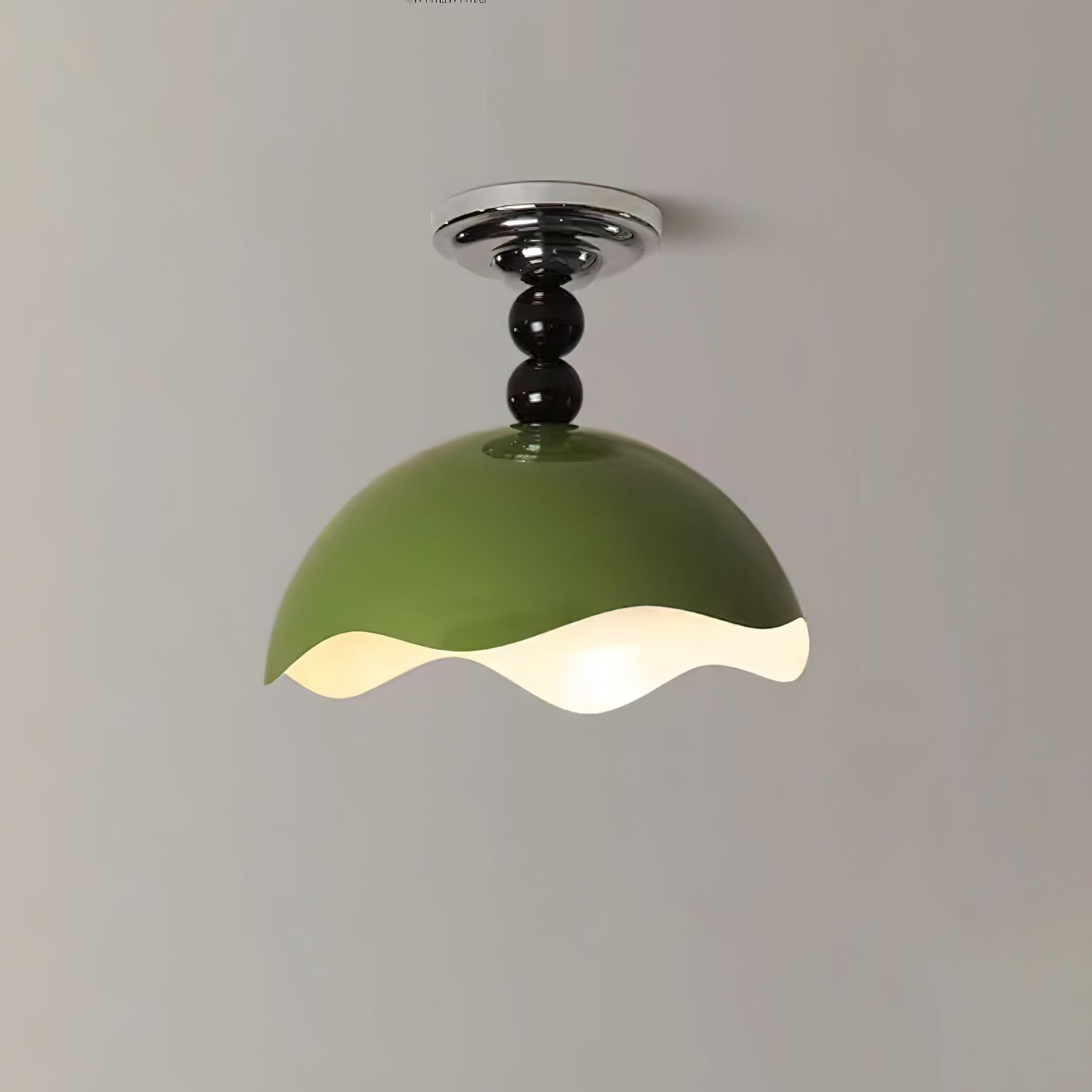 Modern Wave Crest Metal Ceiling Lamp M500