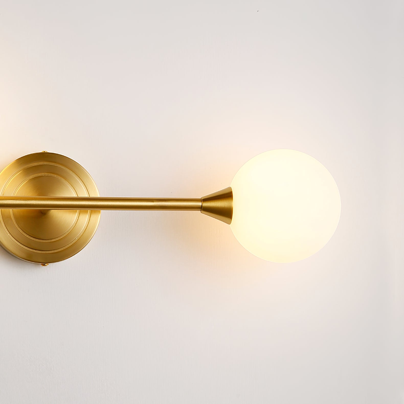 Holten Brass Armed Sconce D409