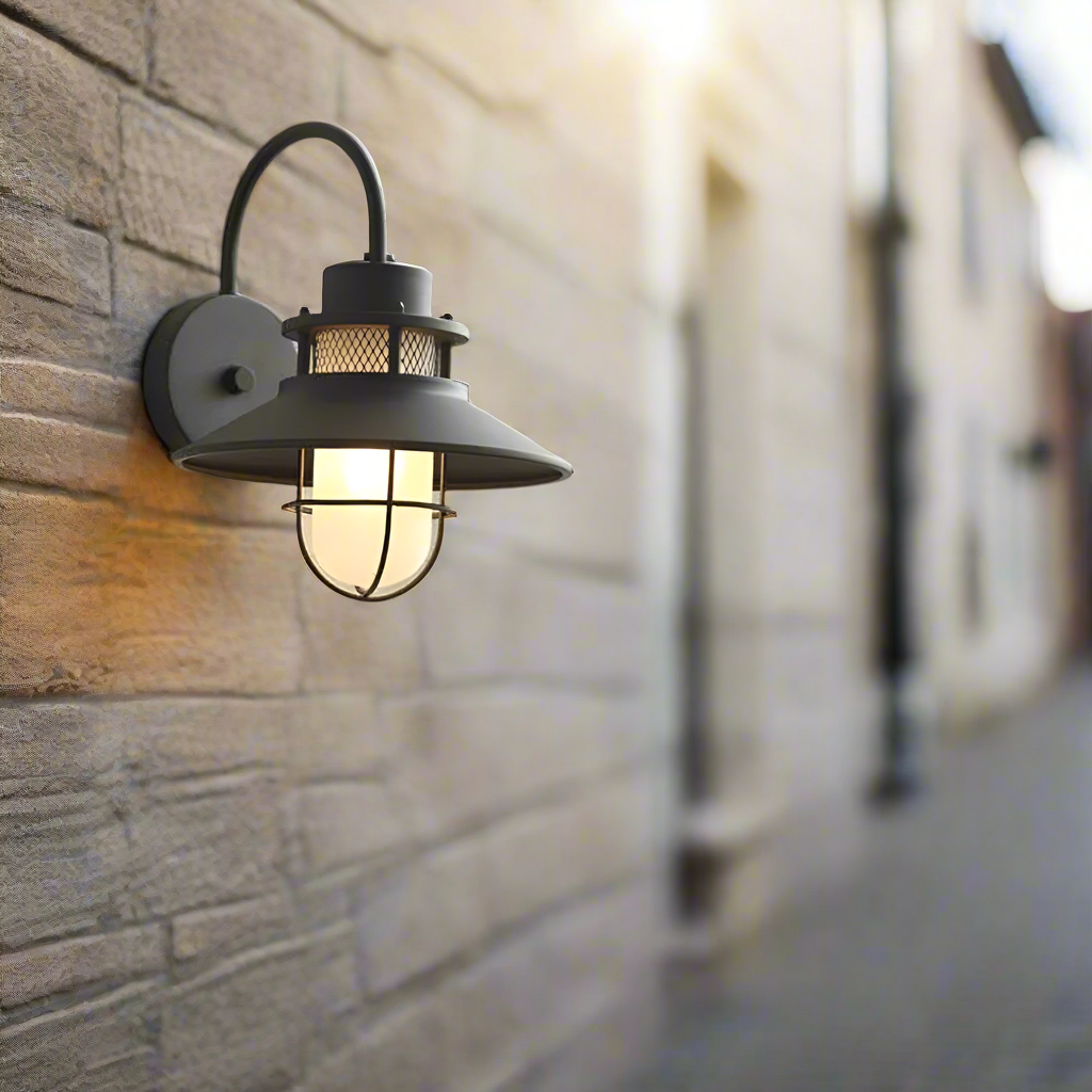Luminous Outdoor Torch Metal Outdoor Wall Lamp D807