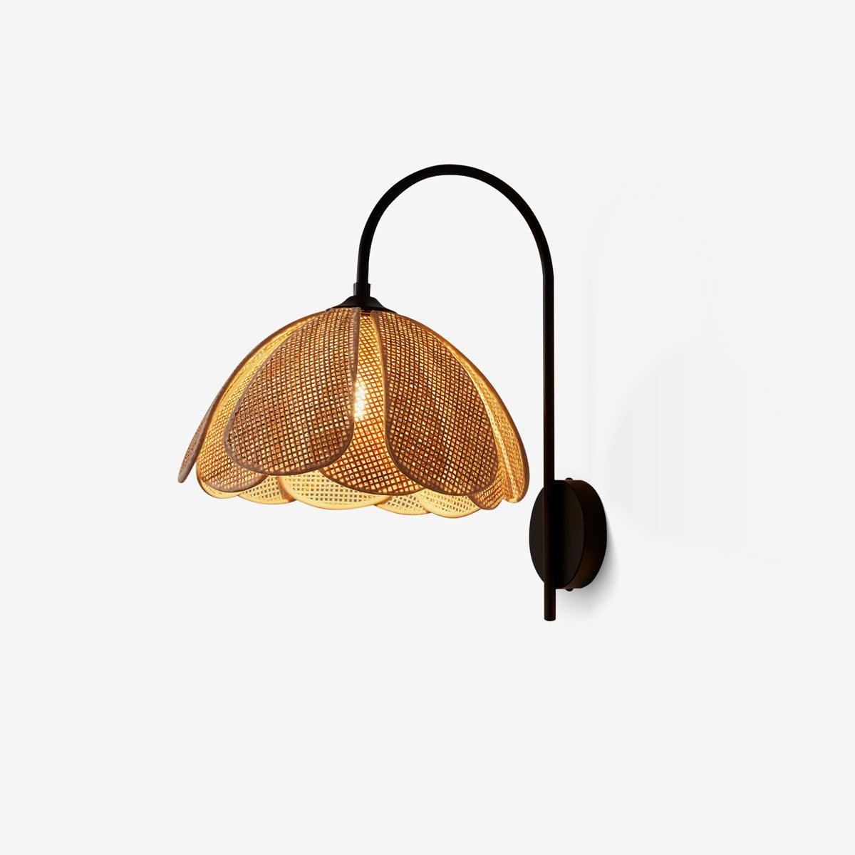 Rattan Petal Wall Lamp M28