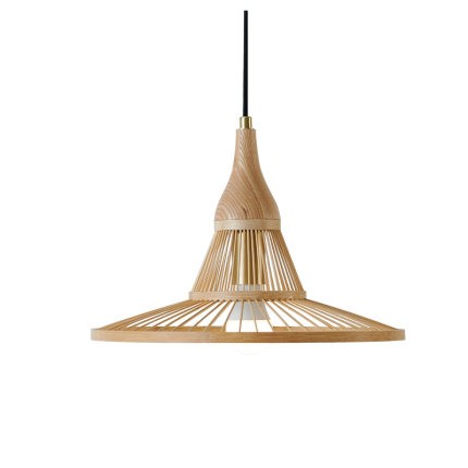 Straw Hat Art Pendant Light