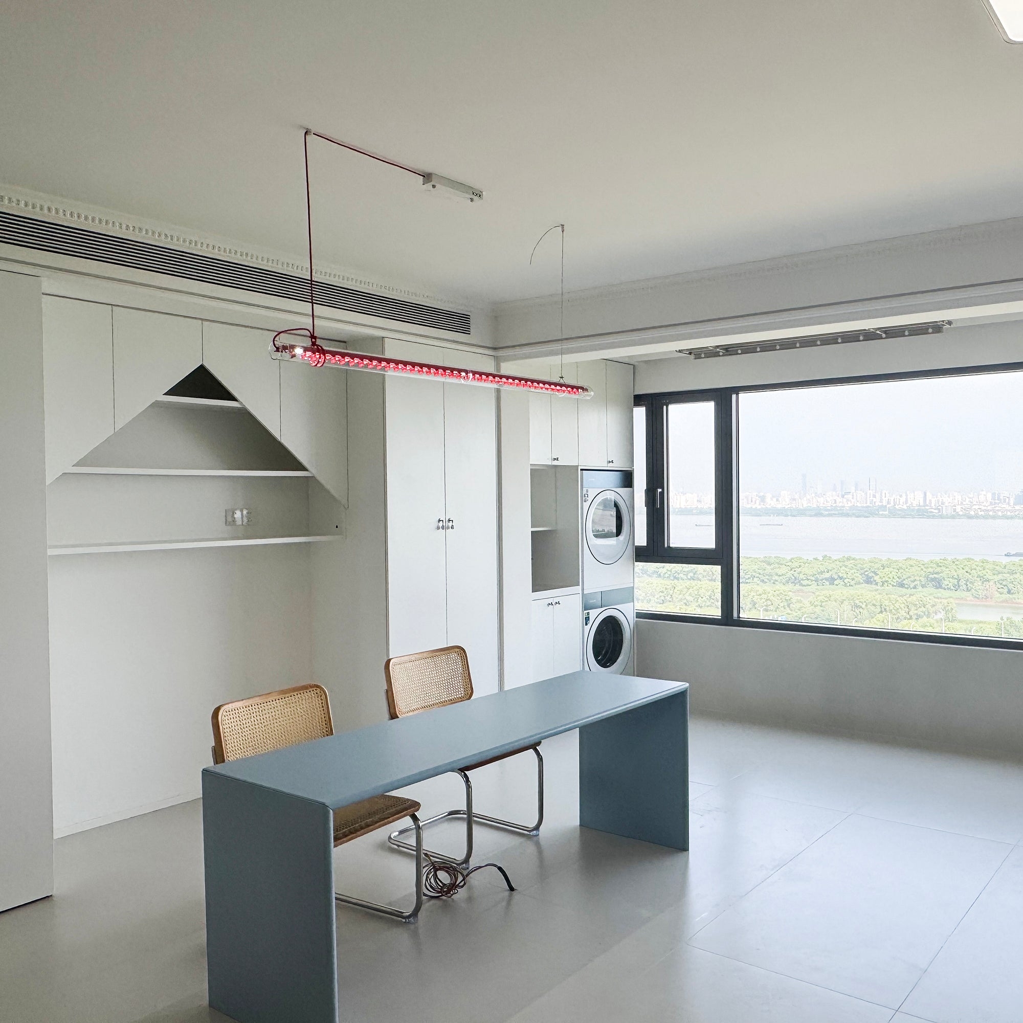 Tubular Linear LED Pendant Lamp D696