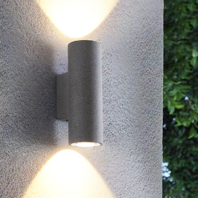 Midnight Glow Minimalist Cement Indoor Outdoor Wall Light D777