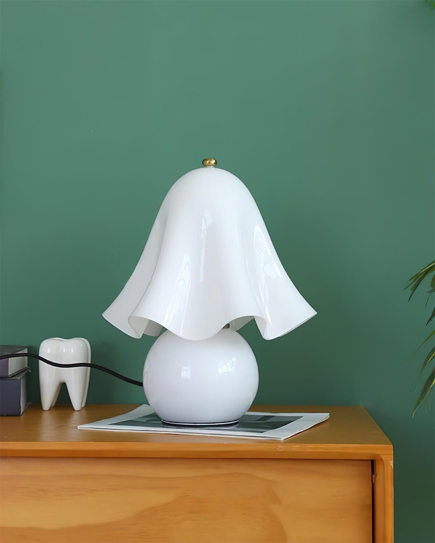 Bellina Decorative Table Lamp - Sculptural Bell Flower Shape T281