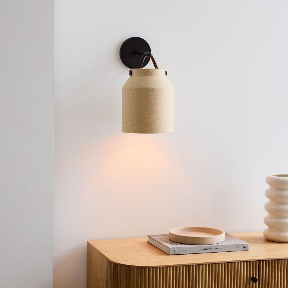 Hanton Modern Minimalist Brass and Glass Sconce – Damp Rated for Bathrooms T173