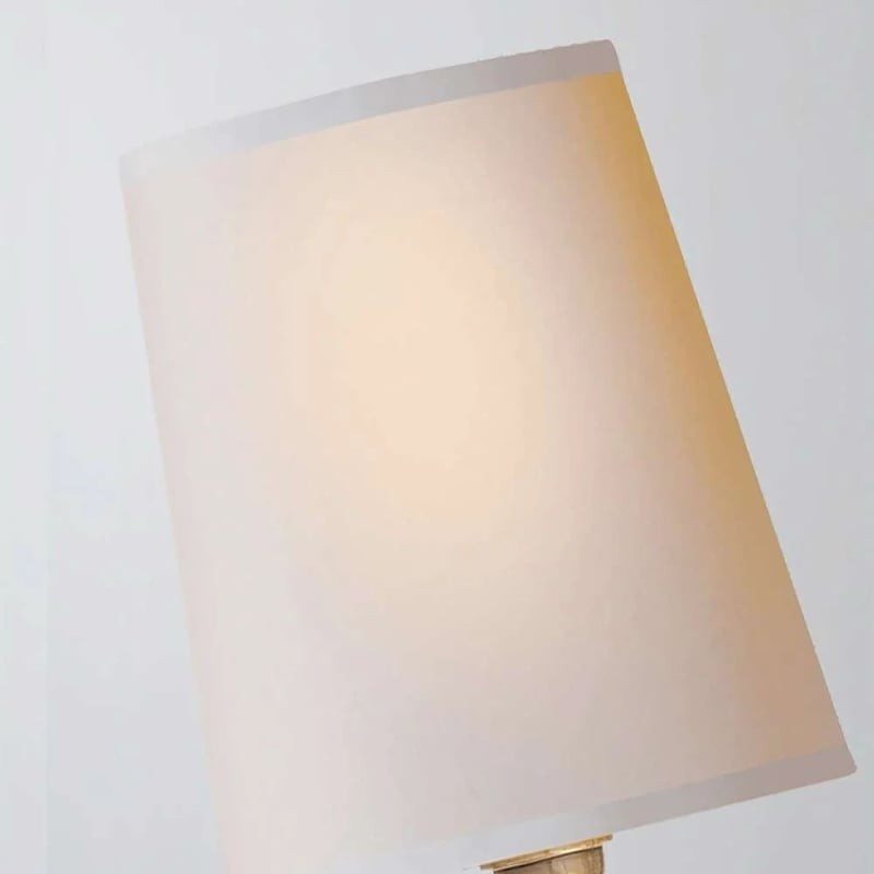 Roven Modern Double Wall Sconce with Curved Arms and Fabric Shades - Classic Accent Lighting for Bedroom T657