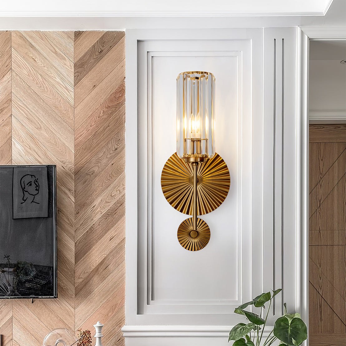 Nordic Light Luxury Crystal Wall Lamp M168