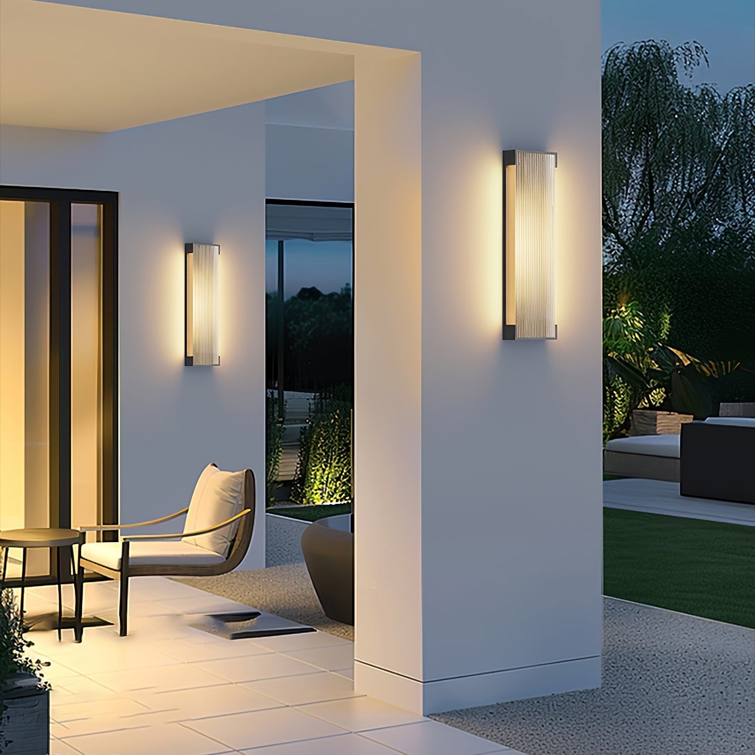 Rectangular Outdoor Wall Light M434