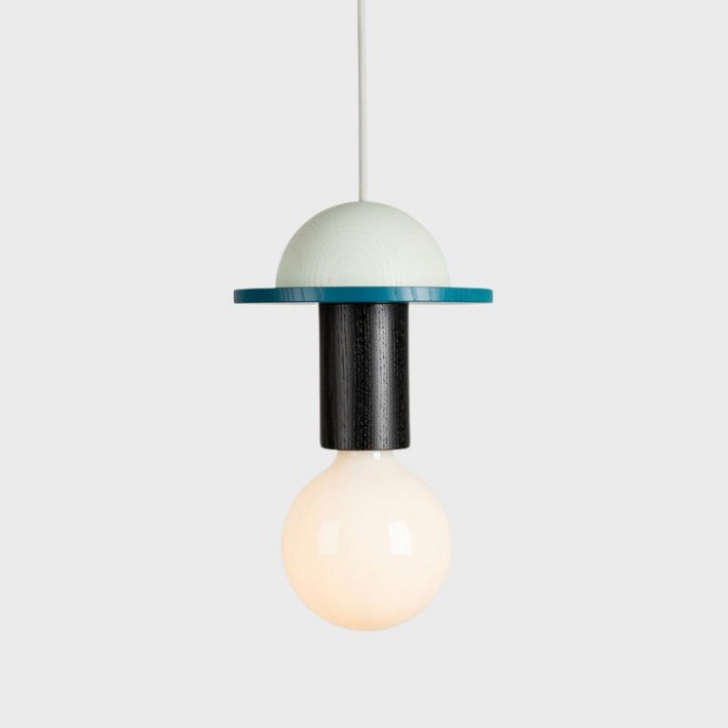 Creative Color Block Wooden Pendant Light S166