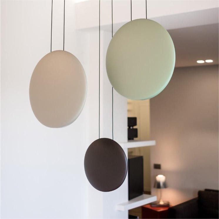 Modern Flattened Cosmos Pendant Light