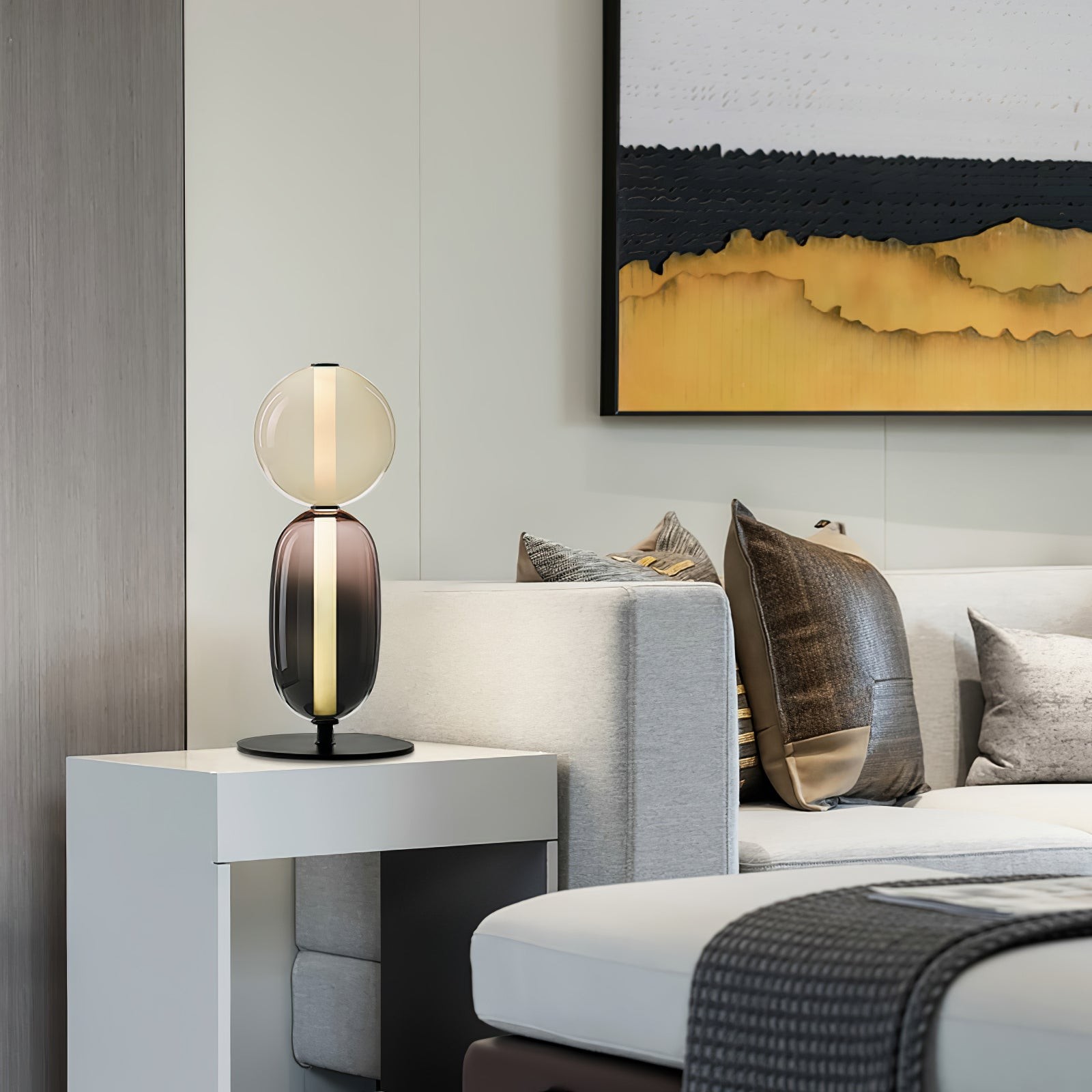 Nordic Minimalist Creative Luxury Gourd Glass Table Lamp M485
