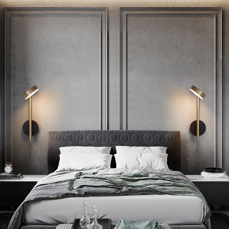 Italian Simple Round Metal Wall Lamp M72