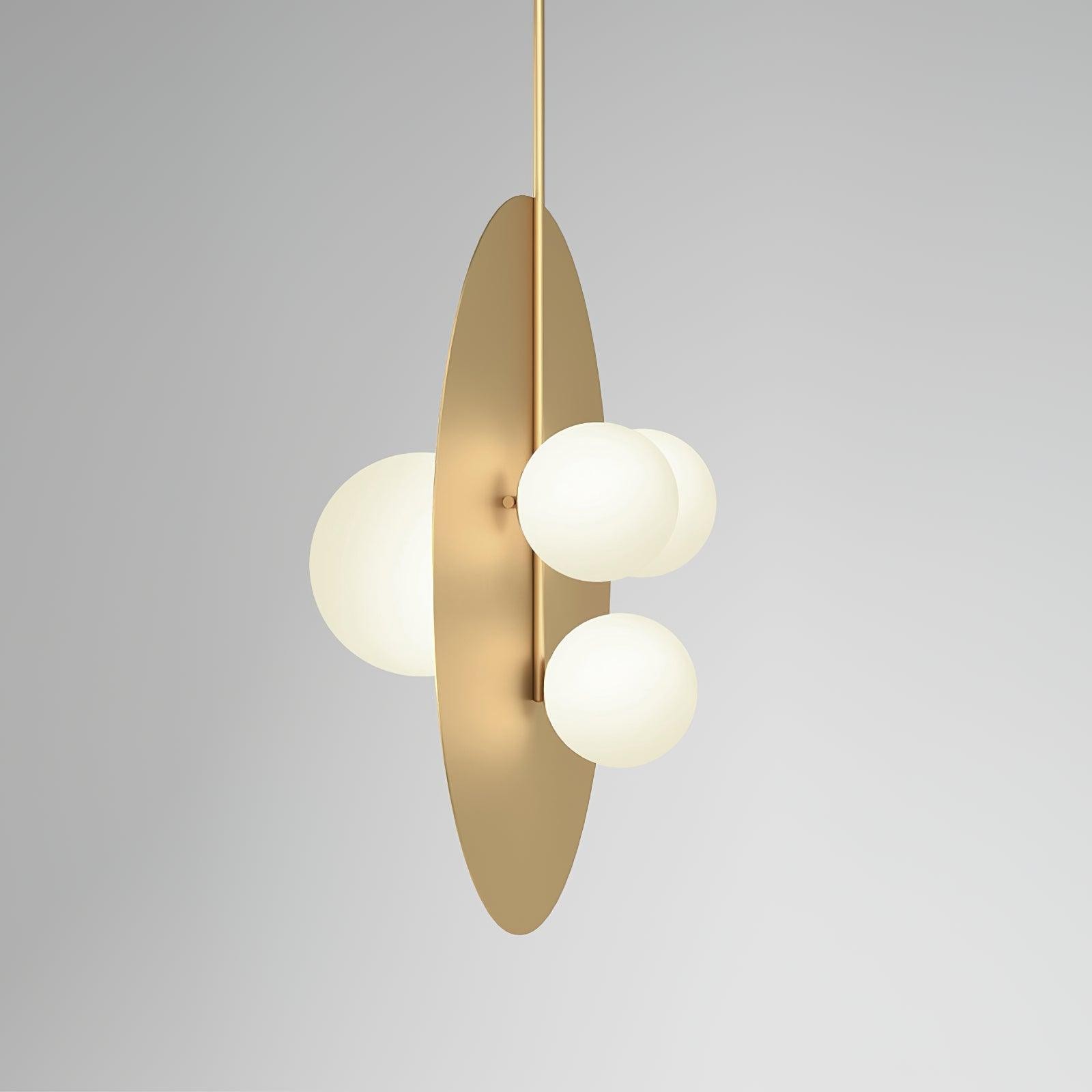 Metal Disc With Ball Pendant Light M94