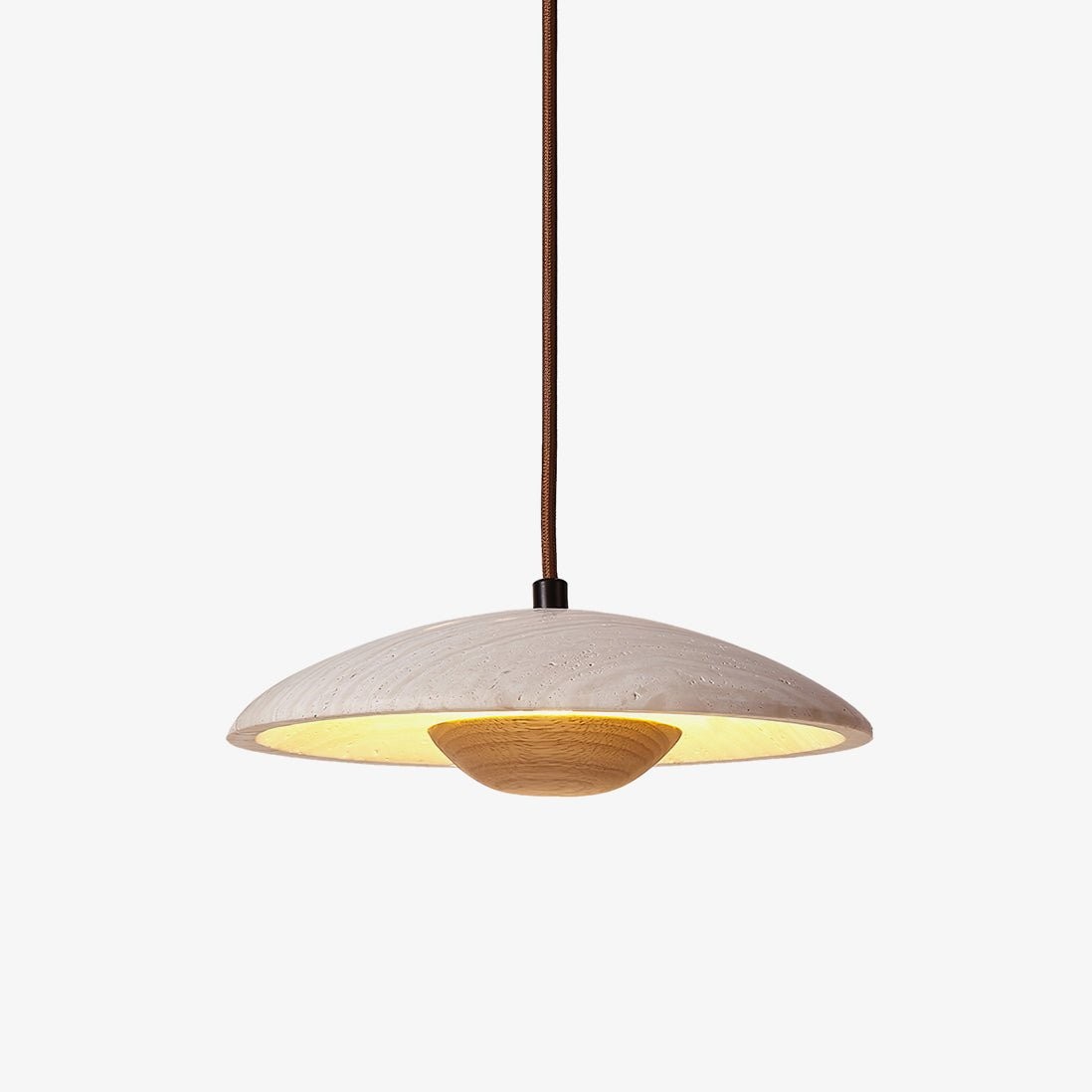 Cream Style Wood Pendant Lamp M422
