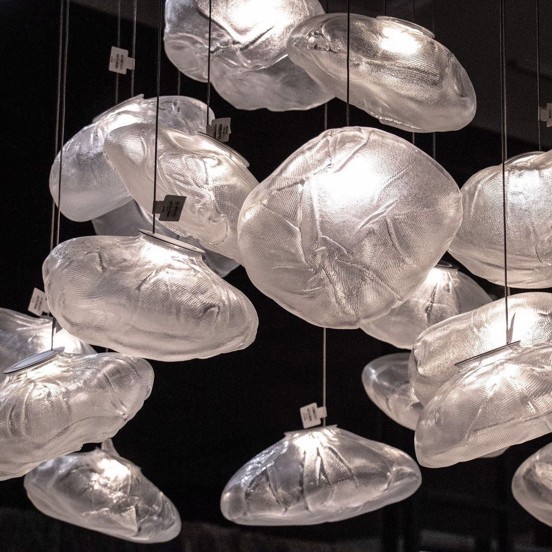 Multi-Head Irregular Glass Bubble Chandelier M180