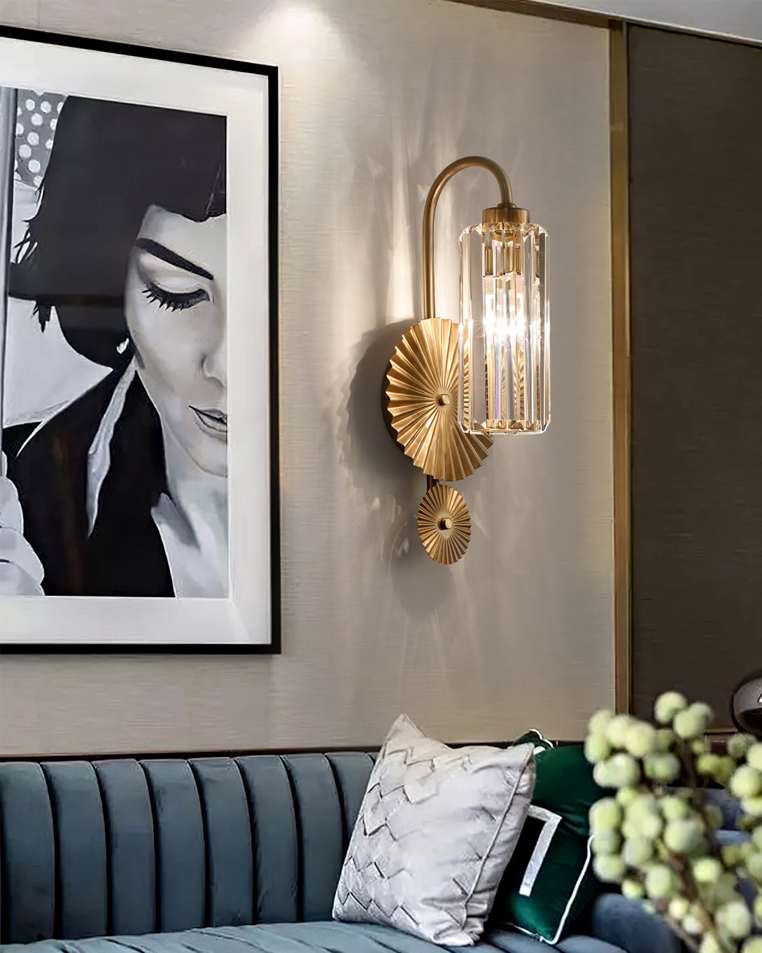 Nordic Light Luxury Crystal Wall Lamp M168