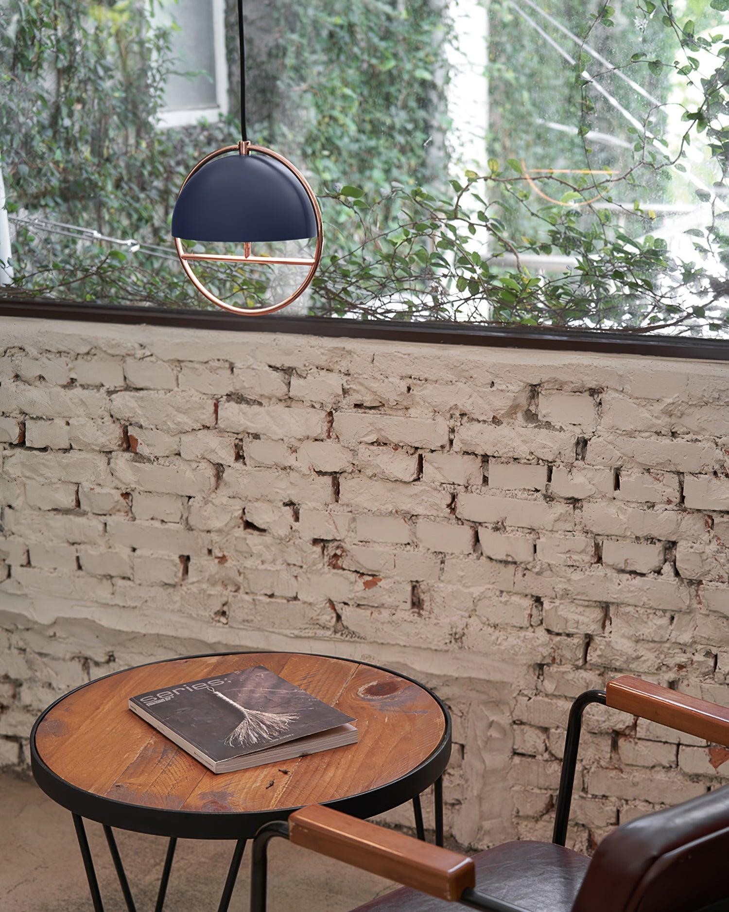 Nordic Hemispherical Ring Metal Pendant Lamp M551
