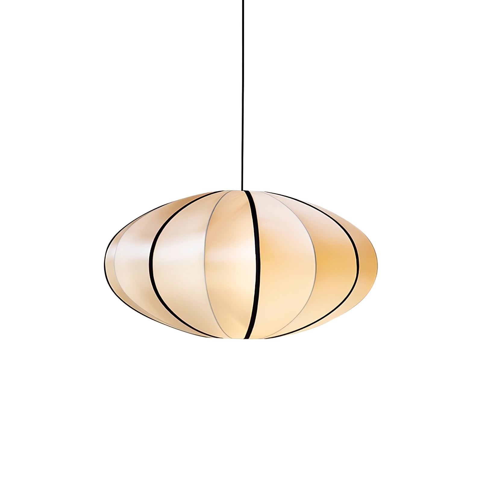 Vintage Silk Lantern Pendant Lamp M575
