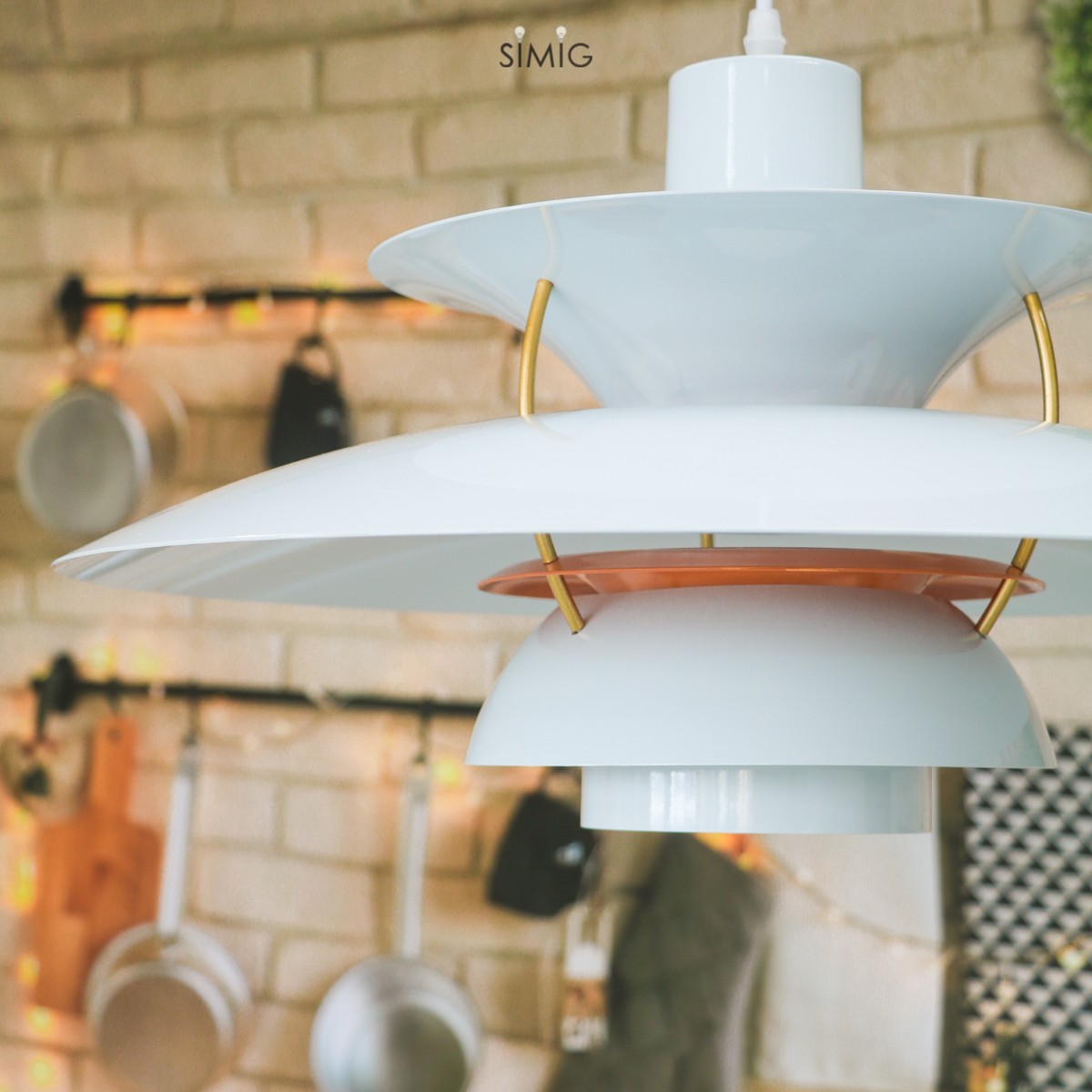 Danish UFO Design Kitchen Pendant Lamp
