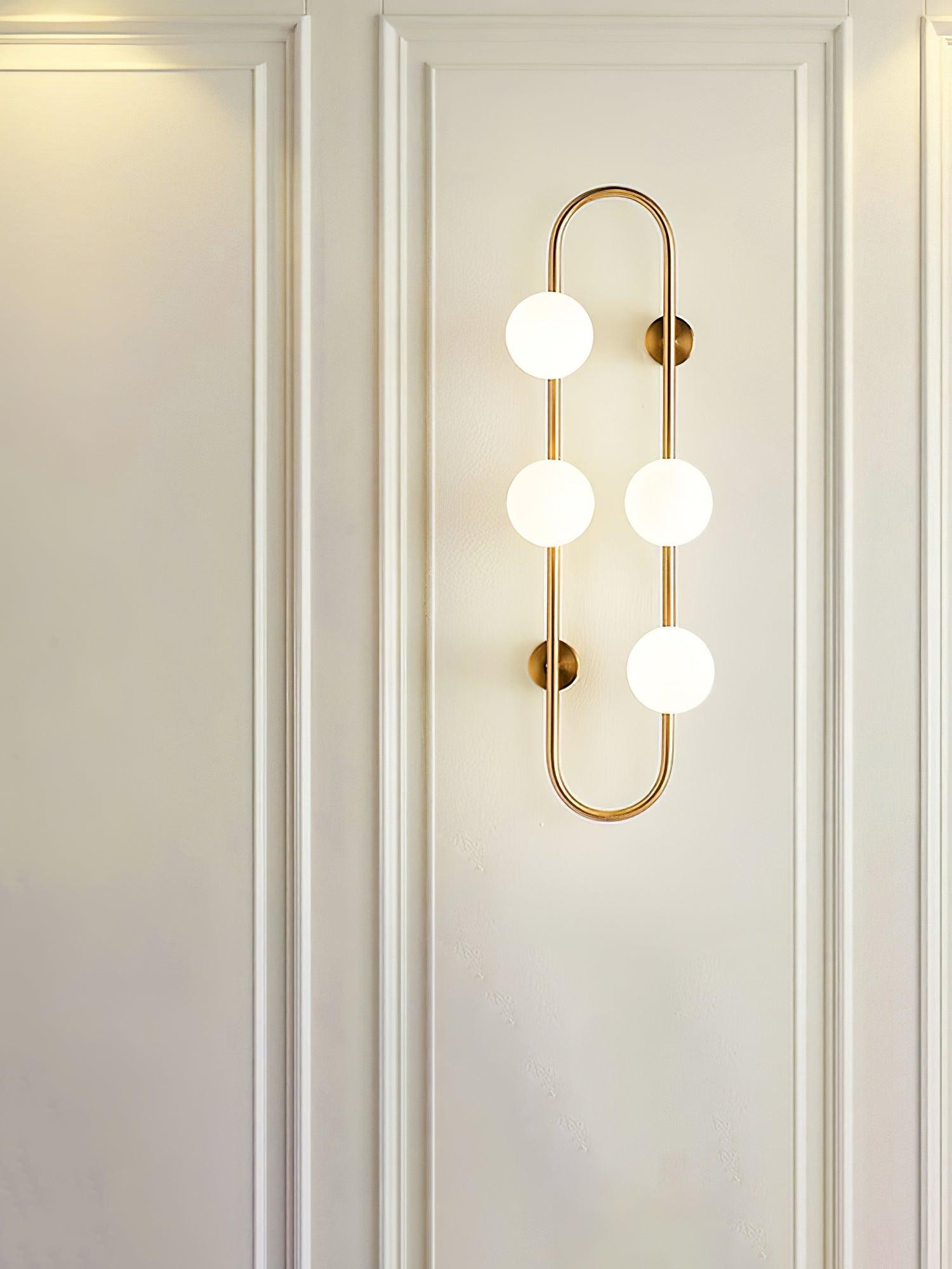 Nordic Modern Geometric Glass Globe Wall Lamp M489